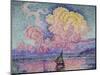 The Pink Cloud (Antibes), 1916-Paul Signac-Mounted Giclee Print