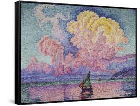The Pink Cloud (Antibes), 1916-Paul Signac-Framed Stretched Canvas
