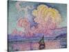 The Pink Cloud (Antibes), 1916-Paul Signac-Stretched Canvas