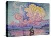 The Pink Cloud (Antibes), 1916-Paul Signac-Stretched Canvas