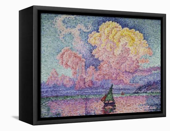 The Pink Cloud (Antibes), 1916-Paul Signac-Framed Stretched Canvas