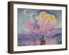 The Pink Cloud (Antibes), 1916-Paul Signac-Framed Giclee Print