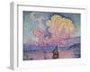 The Pink Cloud (Antibes), 1916-Paul Signac-Framed Giclee Print