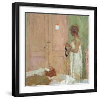 The Pink Door-Bernard Dunstan-Framed Giclee Print