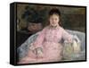 The Pink Dress, C.1870 (Oil on Canvas)-Berthe Morisot-Framed Stretched Canvas