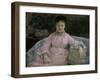 The Pink Dress-Berthe Morisot-Framed Giclee Print