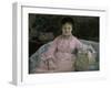 The Pink Dress-Berthe Morisot-Framed Giclee Print