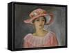 The Pink Hat; Le Chapeau Rose-Henri Lebasque-Framed Stretched Canvas