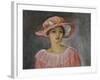 The Pink Hat; Le Chapeau Rose-Henri Lebasque-Framed Giclee Print