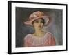 The Pink Hat; Le Chapeau Rose-Henri Lebasque-Framed Giclee Print