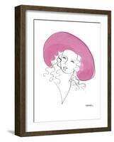 The Pink Hat-Marsha Hammel-Framed Giclee Print