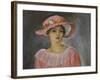 The Pink Hat-Henri Lebasque-Framed Giclee Print