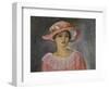 The Pink Hat-Henri Lebasque-Framed Giclee Print