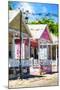 The Pink House II - In the Style of Oil Painting-Philippe Hugonnard-Mounted Giclee Print