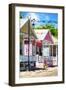 The Pink House II - In the Style of Oil Painting-Philippe Hugonnard-Framed Giclee Print