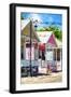 The Pink House II - In the Style of Oil Painting-Philippe Hugonnard-Framed Giclee Print