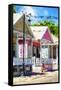 The Pink House II - In the Style of Oil Painting-Philippe Hugonnard-Framed Stretched Canvas