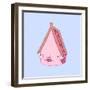 The Pink House-Danielle O'Malley-Framed Art Print