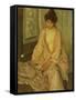 The Pink Kimono-Frederick Carl Frieseke-Framed Stretched Canvas