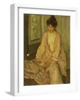 The Pink Kimono-Frederick Carl Frieseke-Framed Giclee Print