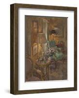 The Pink Marble Table-Susan Ryder-Framed Giclee Print