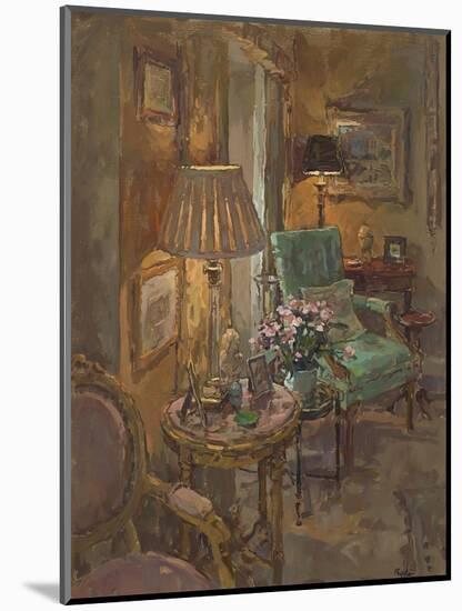 The Pink Marble Table-Susan Ryder-Mounted Giclee Print