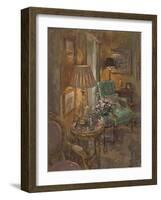 The Pink Marble Table-Susan Ryder-Framed Giclee Print