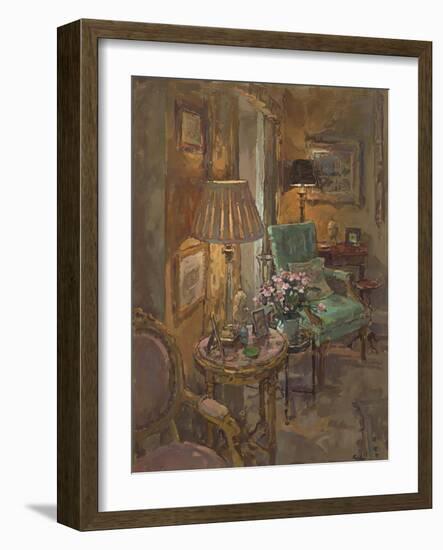 The Pink Marble Table-Susan Ryder-Framed Giclee Print