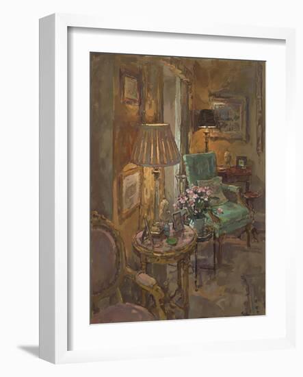 The Pink Marble Table-Susan Ryder-Framed Giclee Print