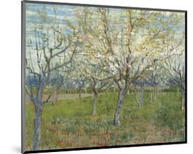 The Pink Orchard, 1888-Vincent van Gogh-Mounted Art Print