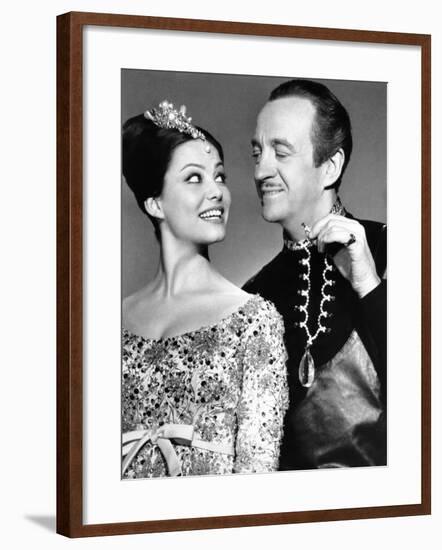 The Pink Panther, Claudia Cardinale, David Niven, 1963-null-Framed Photo