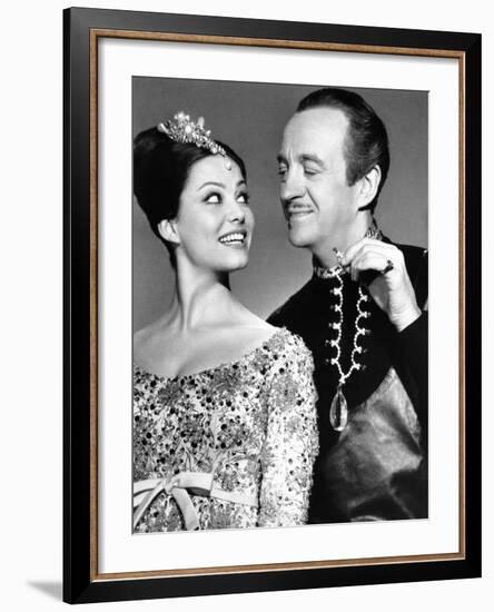 The Pink Panther, Claudia Cardinale, David Niven, 1963-null-Framed Photo