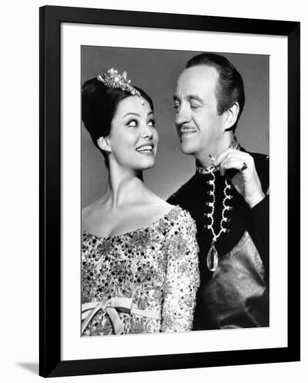 The Pink Panther, Claudia Cardinale, David Niven, 1963-null-Framed Photo