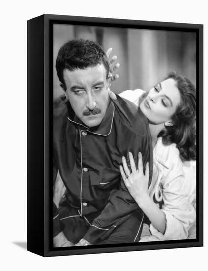 The Pink Panther, Peter Sellers, Capucine, 1963-null-Framed Stretched Canvas