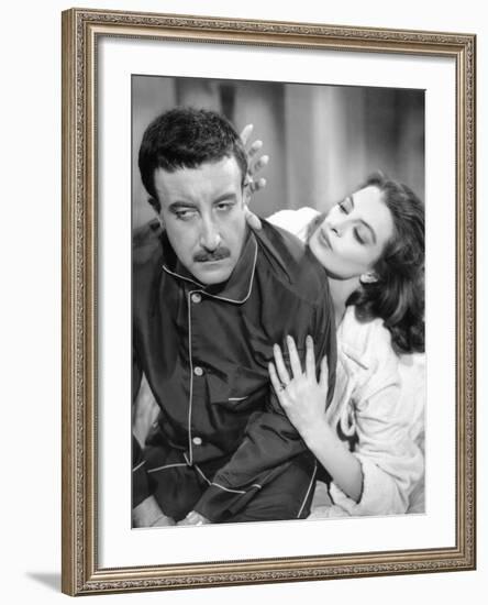 The Pink Panther, Peter Sellers, Capucine, 1963-null-Framed Photo