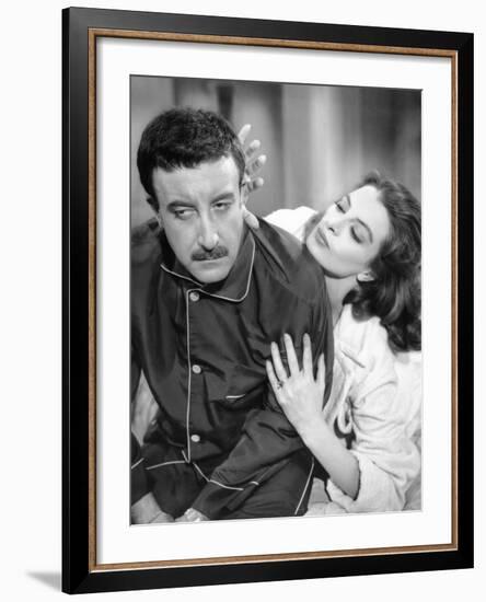 The Pink Panther, Peter Sellers, Capucine, 1963-null-Framed Photo