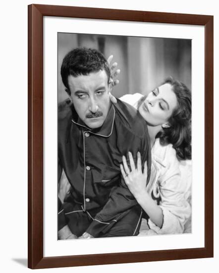 The Pink Panther, Peter Sellers, Capucine, 1963-null-Framed Photo