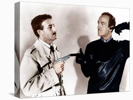 The Pink Panther, Peter Sellers, David Niven, 1963-null-Stretched Canvas