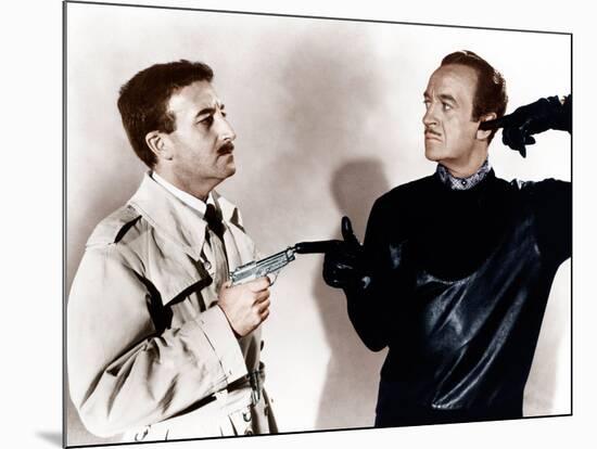 The Pink Panther, Peter Sellers, David Niven, 1963-null-Mounted Photo