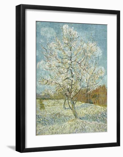 The Pink Peach Tree, 1888-Vincent van Gogh-Framed Giclee Print