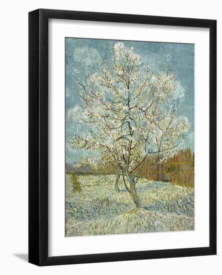 The Pink Peach Tree, 1888-Vincent van Gogh-Framed Premium Giclee Print