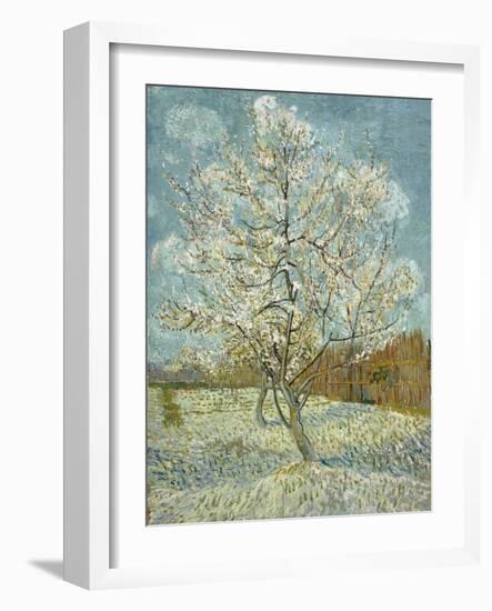 The Pink Peach Tree, 1888-Vincent van Gogh-Framed Giclee Print