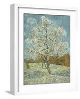 The Pink Peach Tree. Arles, April-May 1888-Vincent van Gogh-Framed Giclee Print