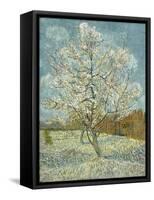 The Pink Peach Tree. Arles, April-May 1888-Vincent van Gogh-Framed Stretched Canvas