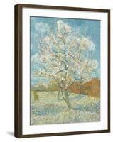 The Pink Peach Tree-Vincent Van Gogh-Framed Giclee Print