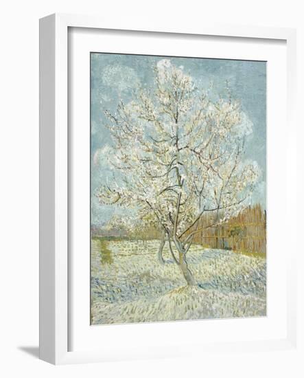 The Pink Peach Tree-Vincent van Gogh-Framed Giclee Print