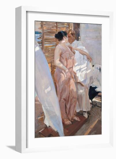 The Pink Robe, After the Bath, 1916-Joaquin Sorolla y Bastida-Framed Giclee Print