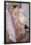 The Pink Robe. after the Bath-Joaquín Sorolla y Bastida-Framed Giclee Print