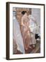 The Pink Robe. after the Bath-Joaquín Sorolla y Bastida-Framed Giclee Print