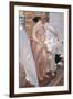 The Pink Robe. after the Bath-Joaquín Sorolla y Bastida-Framed Giclee Print